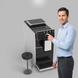 CM01-P Cafetera Espresso Eléctrica Portátil de Doble Caldera de Acero Inoxidable con Presión de 19 Bares, Totalmente Automática y de un Solo Toque, Gran Venta - Product Image 3