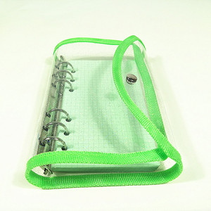 A6 PVC Notebook <strong>Binder</strong> <strong>Budget</strong> Planner <strong>Binder</strong> Cover 6 Hole Ring for A6 Filler Paper Folder Cover with Buckle Closure - Product Image 3