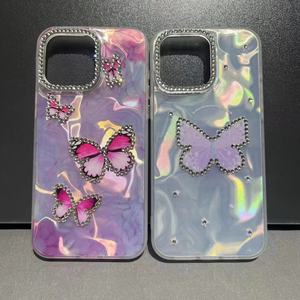 Thời trang fundas Para celular Bướm điện thoại bìa cho Iphone 15 Pro Max 14 13 12 Pro 11 tùy chỉnh điện thoại di động trường hợp - Product Image 3