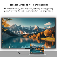 Câble tressé HDTV pour projecteur et moniteur, vente en gros d'usine, HD 1,5M/1,8M/2M/3M UHD 4K 30Hz PD
