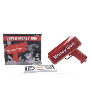 Interessante pistola elettronica per soldi giocattolo a spruzzo del nuovo anno di natale per bambini festa festa di plastica Dinero Arma - Product Image 3