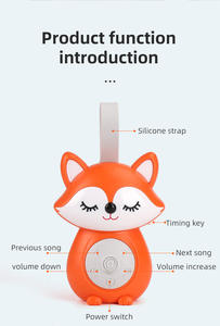 Chupete Portátil para Bebé Fox con Sonidos Relajantes, <span class=keywords><strong>Canciones</strong></span> <span class=keywords><strong>de</strong></span> <span class=keywords><strong>Cuna</strong></span> y Sonidos <span class=keywords><strong>de</strong></span> la Naturaleza - El Compañero <span class=keywords><strong>de</strong></span> Viaje y Regalo Perfecto - Product Image 5