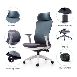 Chaise de bureau pivotante ergonomique pour cadre, chaise de bureau moderne - Product Image 6
