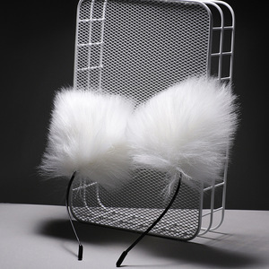 Costume de cosplay Loup Renard, queue en fourrure, oreilles, bandeau, Therian Fursuit avec jouet sexuel anal, queue de renard en fausse fourrure pour Halloween - Product Image 5