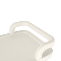 Chariot utilitaire moderne en plastique PP à cinq niveaux, multifonctionnel, type autoportant, capacité 3-4L, pour salon et chambre à coucher