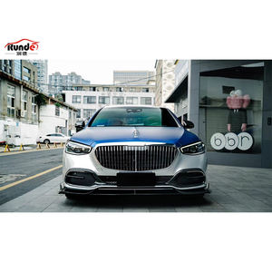 Kit de cuerpo de fibra de carbono seco Runde, faldas laterales de labio delantero, alerón de ala superior para mercedes-benz W223 <span class=keywords><strong>Maybach</strong></span>, actualización de estilo MSY - Product Image 1
