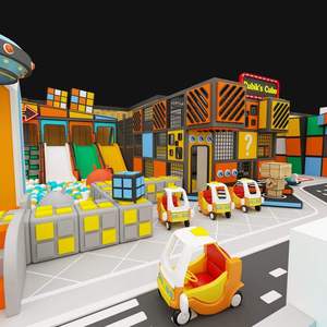 Parque Infantil Interior de Alta Calidad Personalizado para Centros Comerciales, Parques de Atracciones, Hogares y Salas de Juego para Niños y Bebés - Product Image 2