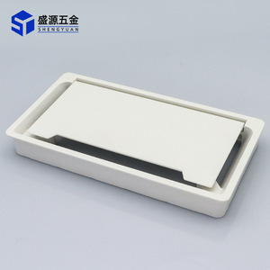 Caja Organizadora de Cables Shengyuan, Rectangular, Blanca, Tipo de Inserción con Pernos, Organizador de Escritorio de Oficina, Piezas de Plástico Duraderas - Product Image 1