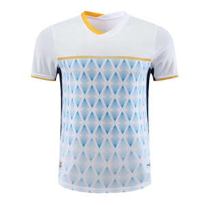 Hoge Kwaliteit Custom Sublimatie Sneldrogende Sport Tenniskleding Polyester Korte Mouw Badminton Truien Team Tafeltennisshirts - Product Image 1