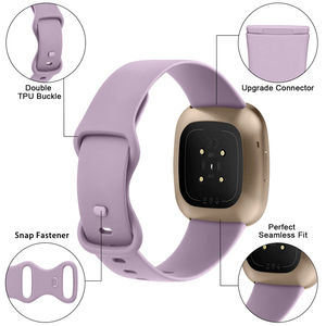 Bracelet intelligent en silicone pour <span class=keywords><strong>Fitbit</strong></span> <span class=keywords><strong>Versa</strong></span> 4 <span class=keywords><strong>3</strong></span>, bracelet de montre pour <span class=keywords><strong>Fitbit</strong></span> Sense, accessoires pour montre connectée - Product Image 3