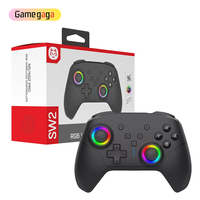 Control Inalámbrico para Juegos HS-SW2503 con Joystick y Botones Traseros, Efecto de Luz RGB, Función de Activación para Consola Switch 2