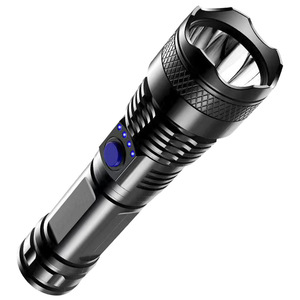 Linterna pequeña de alta potencia ABS transfronteriza, con indicador de batería, recargable por USB, portátil, para iluminación exterior y camping. - Product Image 5