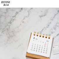 JESTONE acrylique surface solide marbre fabricant chinois grande dalle pierre artificielle pour comptoir bassin et évier