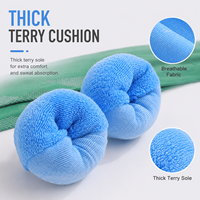Chaussettes de football longues personnalisées pour jeunes avec coussinets en tissu éponge et design respirant pour enfants et adultes, chaussettes d'entraînement de football montantes jusqu'au genou