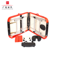 Table de massage portable Ampli noir Table de massage orange Table de massage portable
