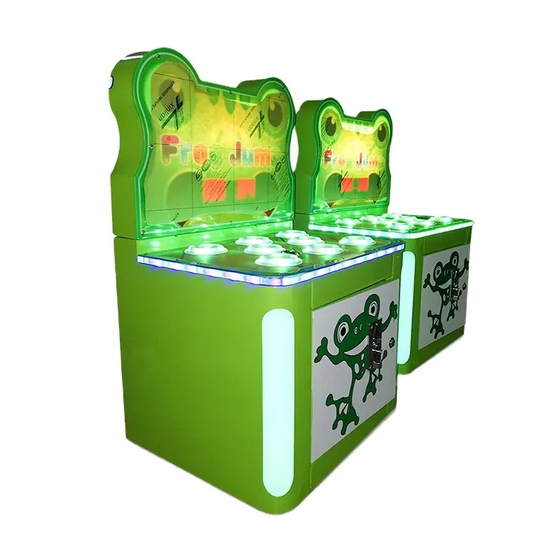 Großhandel Münz betriebene Indoor-Kinder spielen Crazy Frog Hammer Whack-a-Mole Toy Arcade Game Machine