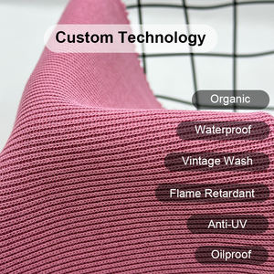 280Gsm 70% Coton 27% Polyester 3% Spandex Lourd Épais Pit <span class=keywords><strong>Article</strong></span> Rayé Coton Stretch Tissu Pour Polo - Product Image 4