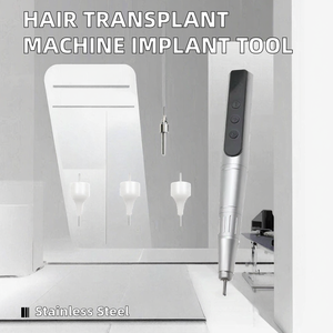 Máquina Eléctrica de Trasplante Capilar de Acero Inoxidable, Juego de Instrumentos de Perforación para Implantes, Herramienta de Implante Capilar - Product Image 2