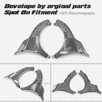 Rejilla de Ventilación Superior Delantera de Fibra de Carbono EPR para Civic Type R MK5 FK7 FK8 10.ª Generación FC1 - Acabado Pulido