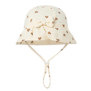 Sombreros de cubo de algodón para bebés para niñas y niños, sombrero de primavera y otoño para recién nacidos, <span class=keywords><strong>gorra</strong></span> de pescador de Panamá con estampado bonito, gorras infantiles para exteriores de 3 a 12 <span class=keywords><strong>meses</strong></span> - Product Image 4
