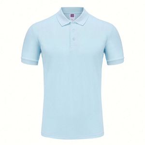 Polo en tissu gris uni à séchage rapide, brodé XXL, avec logo publicitaire personnalisé, idéal pour uniforme d'entreprise - Product Image 3