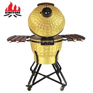 KIMSTONE Horno de Barbacoa de 24 Pulgadas, Parrilla para Pizza, Ahumador de Carbón, Kamado, <span class=keywords><strong>Asador</strong></span> de Carbón, Parrilla Comercial para Interiores, Parrilla China - Product Image 5