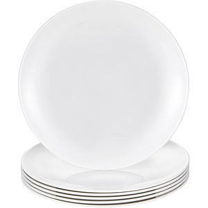 China Assiette En Vaisselles Porcelain Dinning <b>Set</b> Restaurant Dish White Catering Serving Ceramic Custom Dinner Plates in Bulk - Product Image 1