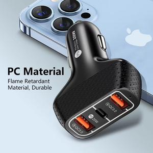 20W PD USB C车载充电器快速充电QC3.0手机充电器C型快速充电适用于iPhone 16小米华为三星 - Product Image 3