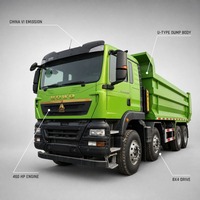 Самосвал SINOTRUK HOWO TX 460 8x4 Euro 6 с дизельным двигателем Weichai, б/у, с задней камерой, 12 колес, для тяжелых условий эксплуатации, для карьерных и строительных работ