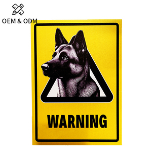 Señal de Advertencia de Seguridad de Aluminio Personalizada de Buena Calidad, Libre de Óxido, con la Leyenda 'Cuidado con Perros', Señal de Tráfico Personalizada - Product Image 1