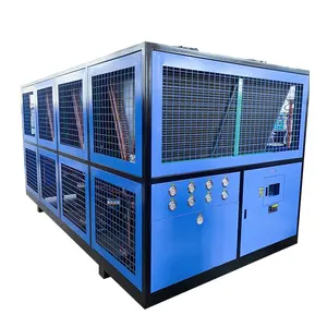 Línea de producción de PVC enfriador industrial de 70 toneladas con certificado CE enfriador refrigerado por aire de 80HP