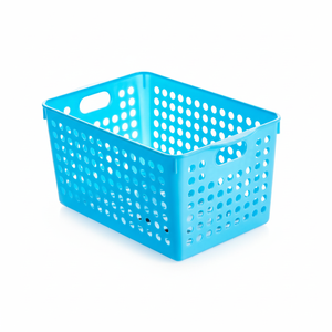 Cesto portaoggetti profondo blu Inomata - Product Image 1