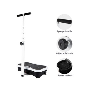 <span class=keywords><strong>Plateforme</strong></span> <span class=keywords><strong>vibrante</strong></span> électromagnétique 4D <span class=keywords><strong>oscillante</strong></span>, appareil de massage médical Power Fit, machine d'exercice <span class=keywords><strong>vibrante</strong></span> avec poignée - Product Image 1