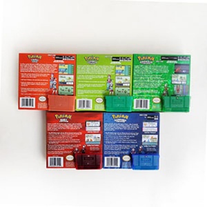 Boîte de jeu GBA de qualité supérieure en 5 couleurs : vert feuille, rouge feu, rubis, saphir, émeraude, finition holographique métallique - Product Image 6