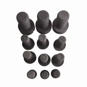 Customized spheroidal graphite iron pipe fittings graphite part for vaccum furnace