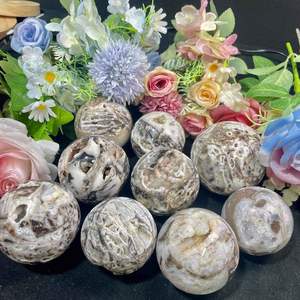 Vente en gros de sphalerite naturelle, druse, géode, boule polie, pierre de guérison Reiki pour la décoration, pour les praticiens de Reiki - Product Image 1