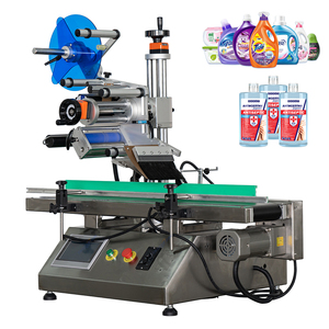 Household Stainless Steel Mini Pouch Bag Film Automatic Desktop Label Applicator Flat Labeling Machine for Bottles Glass PLC - Product Image 4