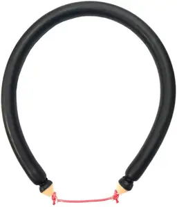 Melhor vendedor (16mm) 42cm tubulação borracha natural elástica spearfishing band preto