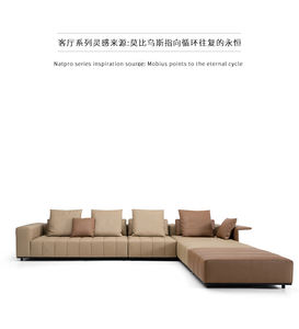 आधुनिक मध्य सदी के डिजाइन सोफे अमेरिकी Hotsell अनुभागीय लाउंज सोफा अच्छी गुणवत्ता इतालवी डिजाइन कोने Livingroom सोफे - Product Image 5