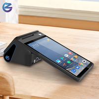 Systèmes de point de vente portables à double écran de 8 et 3,95 pouces, imprimante 80 mm, NFC, Android 14.0, caisse enregistreuse, terminal EPOS
