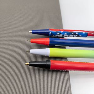 Tùy chỉnh đầy đủ màu sắc kỹ thuật số nhiệt-chuyển in bút bi <span class=keywords><strong>360</strong></span> bọc nhựa với logo 1.0 mét chiều rộng bằng văn bản - Product Image 4