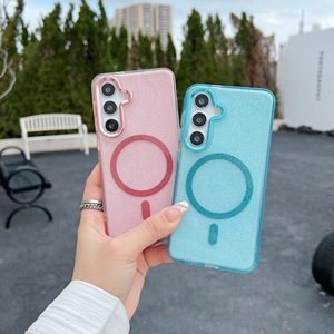Étui de téléphone magnétique transparent avec paillettes pour <span class=keywords><strong>Samsung</strong></span> Galaxy A56 A55 A54 <span class=keywords><strong>A53</strong></span> A15 A35 A14 A13 <span class=keywords><strong>5G</strong></span>, compatible avec la charge sans fil, <span class=keywords><strong>coque</strong></span> antichoc - Product Image 5