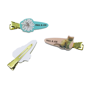 Diademas elásticas personalizadas de alta calidad con decoración redonda de acrílico y gota de copo de nieve metálico - Product Image 5