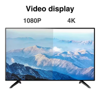 Téléviseur LED intelligent 4K UHD 65 pouces sans cadre, incurvé en option, Android, WiFi, commande vocale, OEM ODM, directement de l'usine