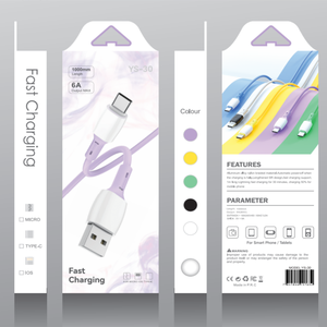 ราคาโปรโมชั่นสาย USB Type C V8ขนาดเล็กสายชาร์จเร็วสายชาร์จโทรศัพท์มือถือสายชาร์จยูเอสบีสำหรับ Huawei Xiaomi Samsung <span class=keywords><strong>iPhone</strong></span> - Product Image 2