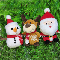 Peluche de Noël Père Noël, Renne, Bonhomme de neige, Arbre de Noël, 20/30/40 cm, Cadeau