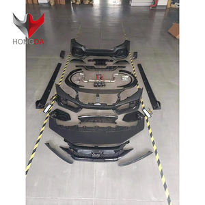 Pièces détachées automobiles pour <span class=keywords><strong>Honda</strong></span> <span class=keywords><strong>Civic</strong></span> <span class=keywords><strong>Type</strong></span>-<span class=keywords><strong>R</strong></span> 2016-2018 kits carrosserie berline <span class=keywords><strong>Civic</strong></span> pare-chocs avant pare-chocs arrière calandre jupes latérales PP Material - Product Image 3
