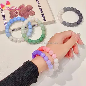 BELLEWORLD-Pulseras de cuerda de diseño a la moda para mujer, brazaletes de verano, color elegante, nueva, venta a granel