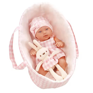 Muñeca Bebé Reborn Súper Realista de 12 Pulgadas con Set de Cuna, Vestidos para Fiestas, Simulación de Bebé, Muñeca Relajante para Jugar - Product Image 5