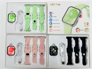 Z03 Pro <span class=keywords><strong>3</strong></span> cinturini Smartwatch 2.04 "AMOLED 2024 Hombre Mujer Montres Reloj Intelligentes BT chiamata orologio intelligente frequenza cardiaca - Product Image 4